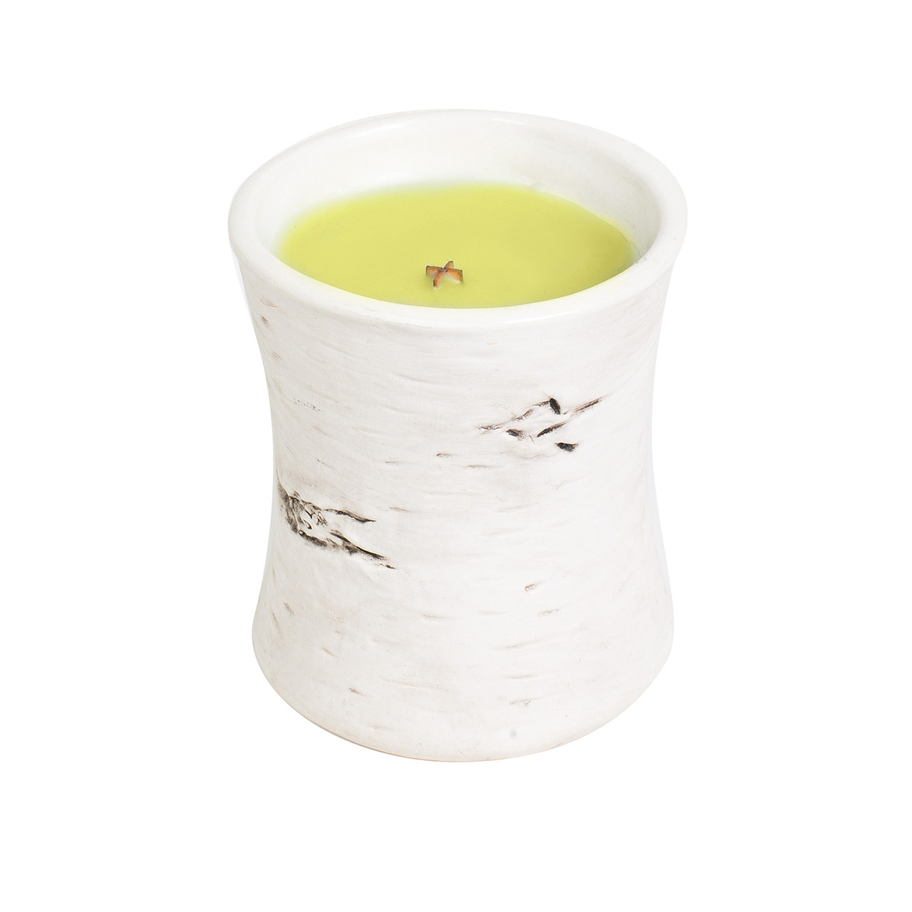 WoodWick Lemongrass Birch Ceramic Hourglassat Candles To My Door