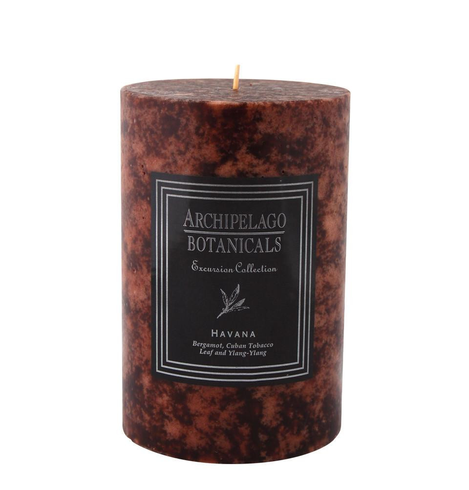 archipelago tobacco candle Glass Jar Candle-Havana Bergamot Tobacco combines classic notes of sweet bergamot and spicy tobacco leaves in a modern blend that is evocative of quiet studies empty Archipelago Botanicals Bergamot Tobacco
