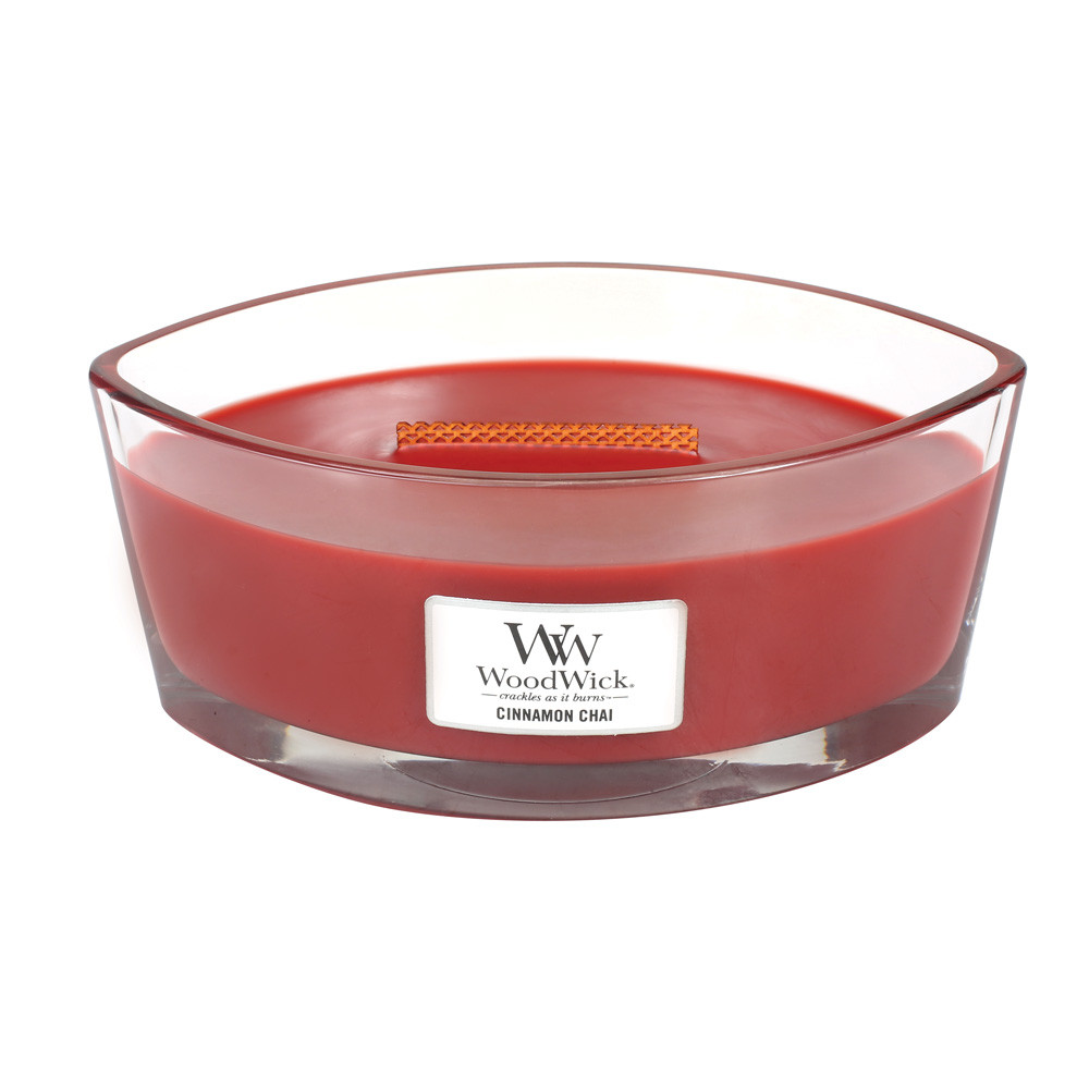 WoodWick Cinnamon Chai HearthWick Flame