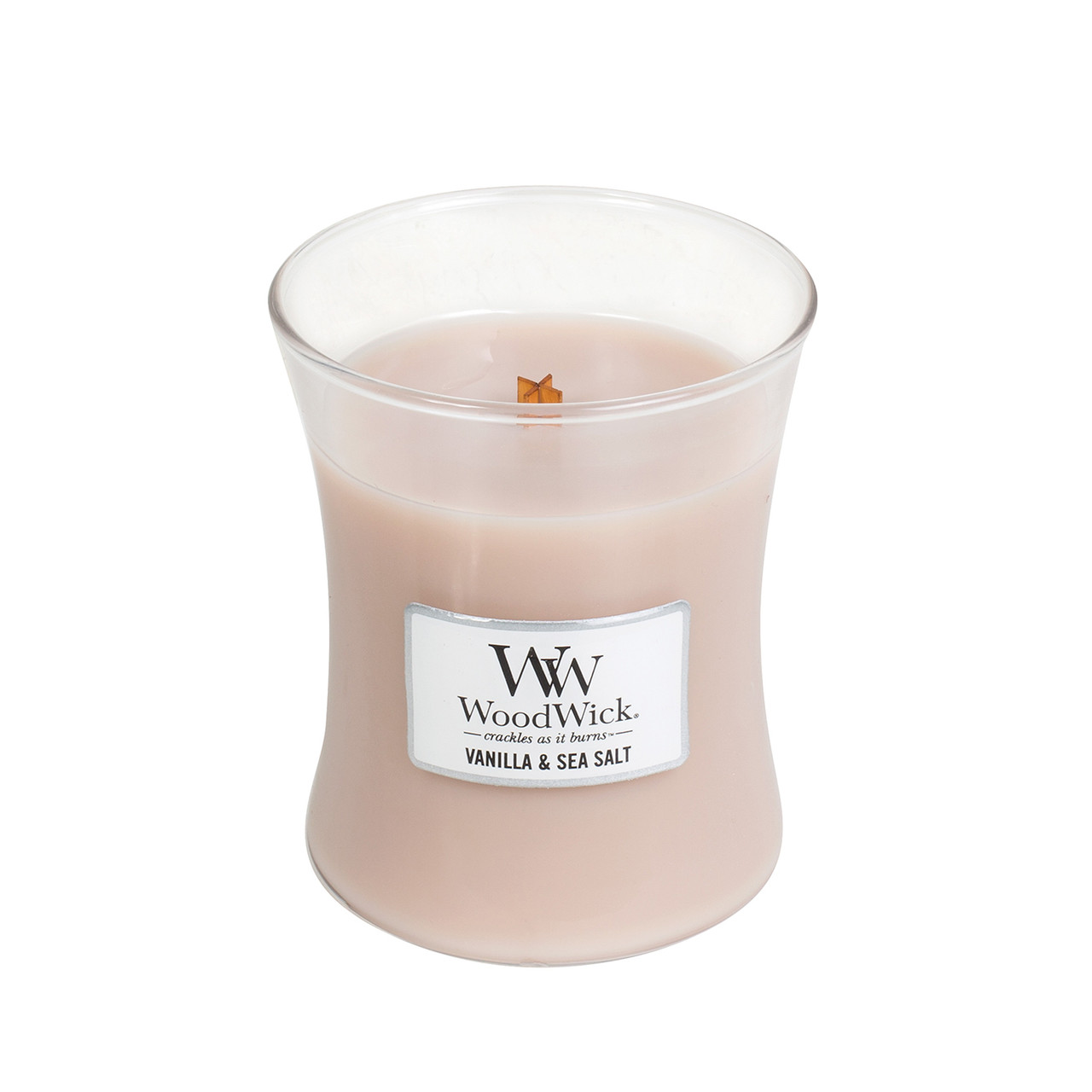 WoodWick Vanilla & Sea Salt 10 oz. Candleat Candles To My Door