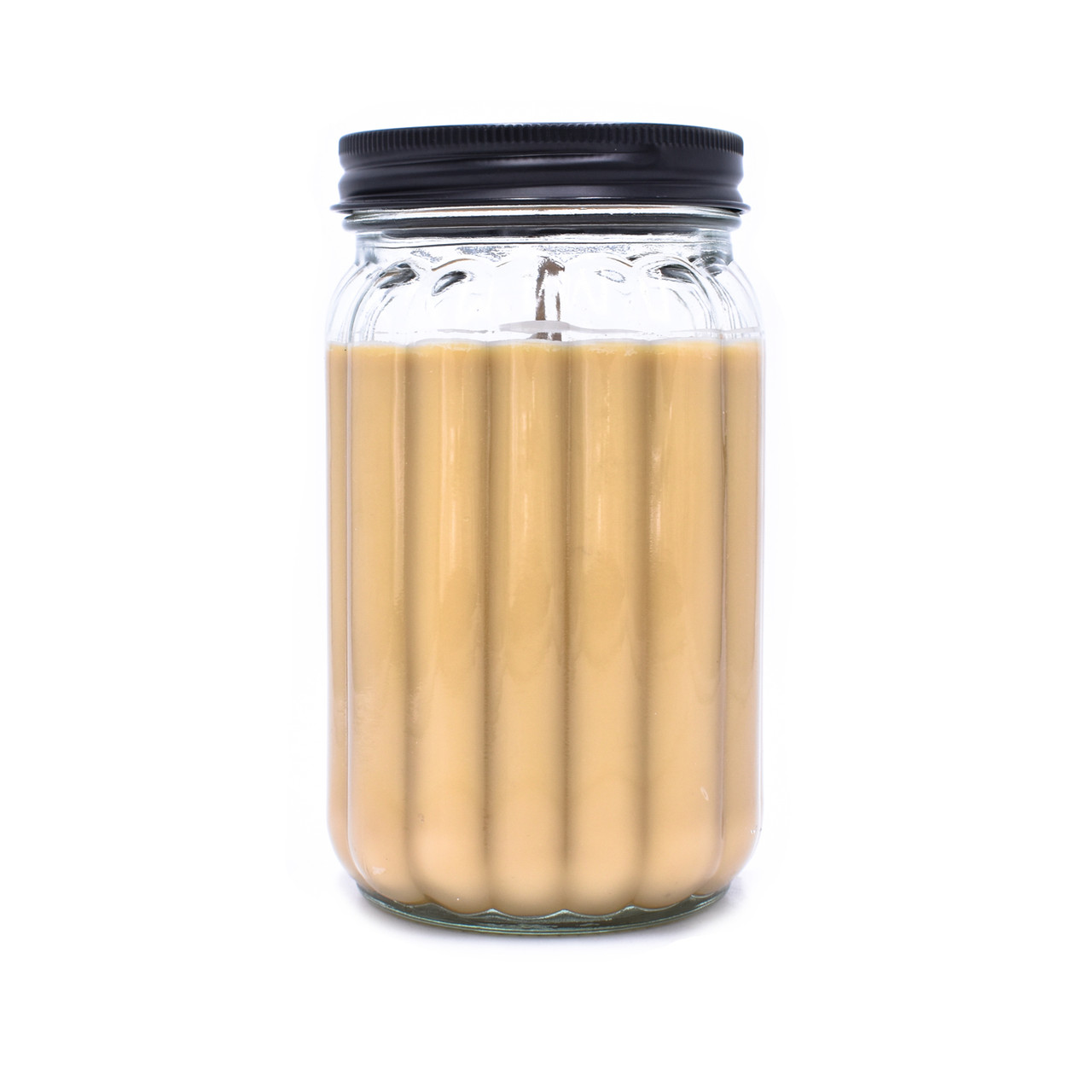 Jar Candle Salted Caramel Popcorn Swan Creek 100% Soy 24 Oz 