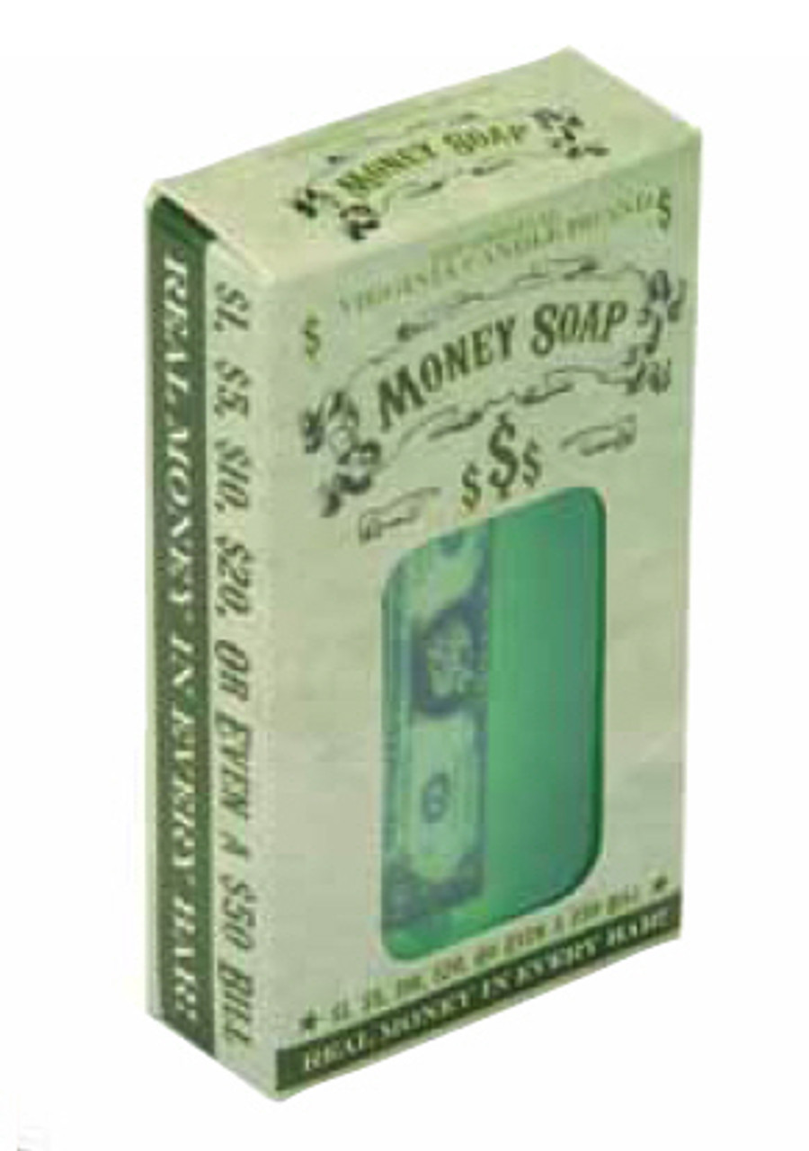 duck money soap: each bar contains a real us bill - up to $50 