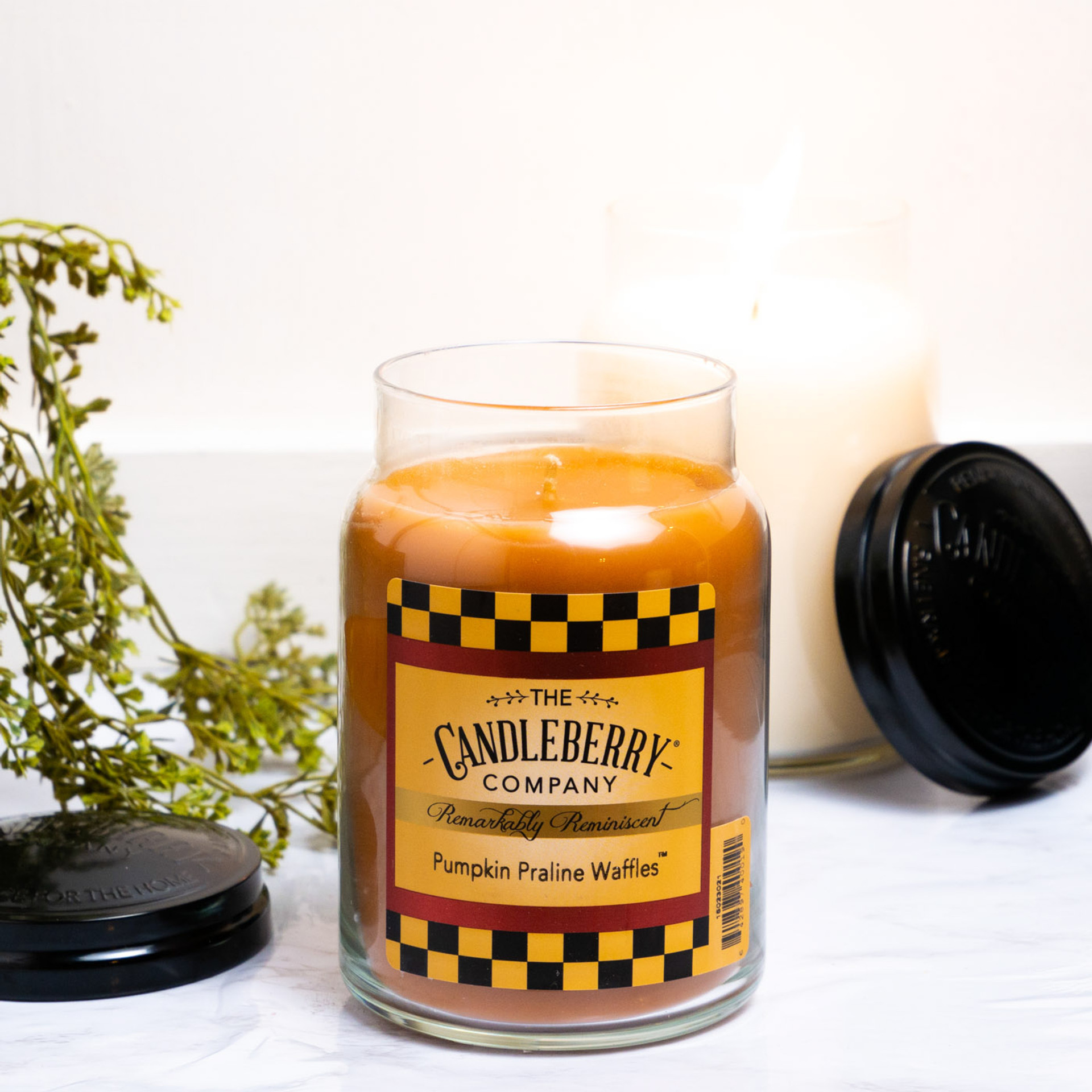 Candleberry Candles Pumpkin Praline Waffles 26 oz. Large Jar
