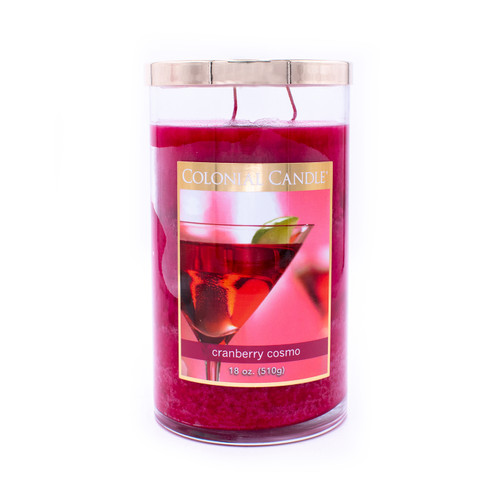 Cranberry Cosmo 18 oz. Bronze Collection Colonial Candle