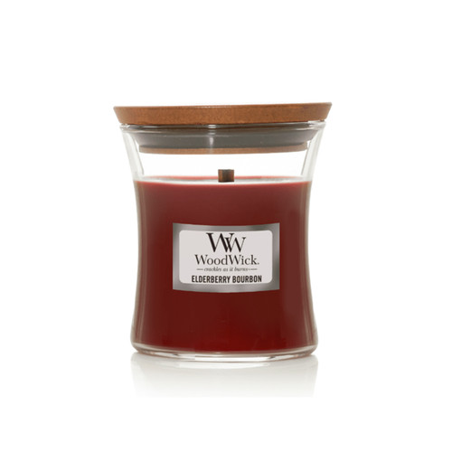 Elderberry Bourbon WoodWick Medium Hourglass Candle