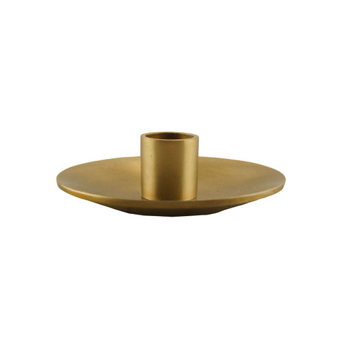 Gold Simplicity Taper Holder by Northern Lights Candles