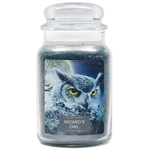 Wizard's Owl 21.25 oz. Large Apothecary Candle by Village Candle