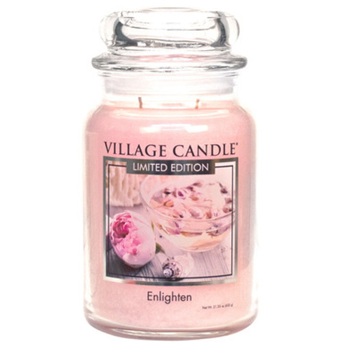 Enlighten 21.25 oz. Large Apothecary Candle by Village Candle