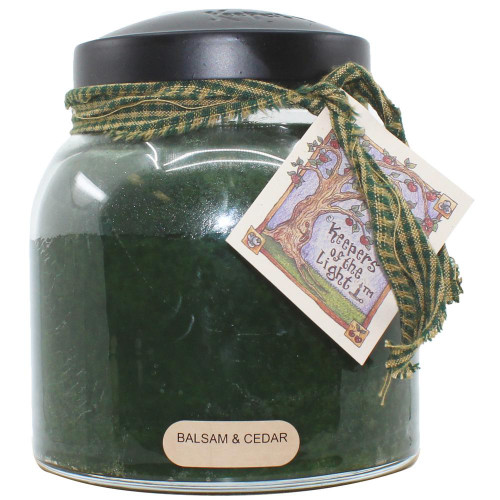 Balsam & Cedar Papa Jar Candle by A Cheerful Giver