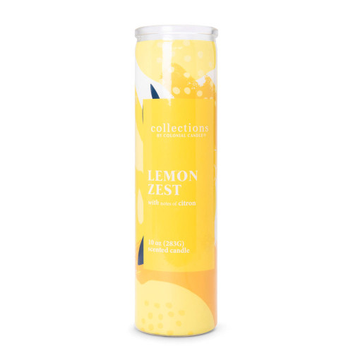 10 Oz. Lemon Zest Candle - Squeeze The Day Collection by Colonial Candle