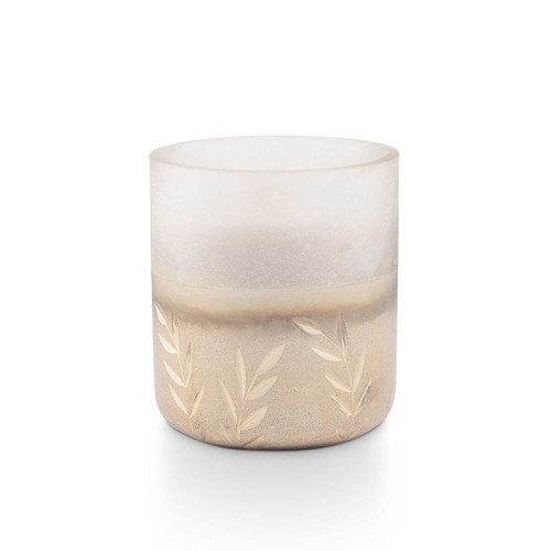 Balsam & Cedar Small Frosted Glass Illume Candle