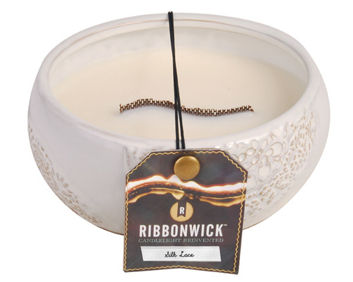 Silk Lace Medium Round RibbonWick Candle