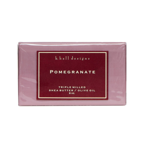 Pomegranate 8 oz. Triple Milled Bar Soap by K. Hall Designs