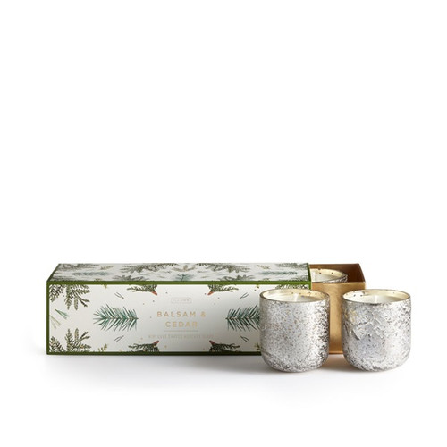 Balsam & Cedar Mini Luxe 3-Pack Illume Candle