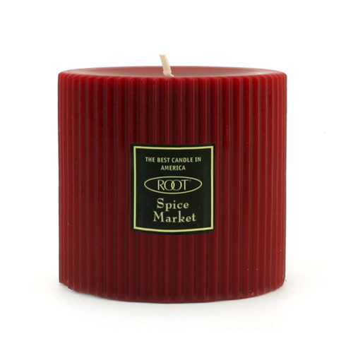 Root Candle Closeouts: Spice Market 3" by 3" Grecian Pillar by Root