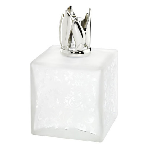 Beaux Art Cube White Fragrance Lamp by Lampe Berger