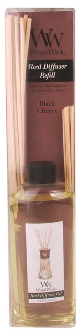 WoodWick Black Cherry  7.4 oz. Reed Diffuser REFILL