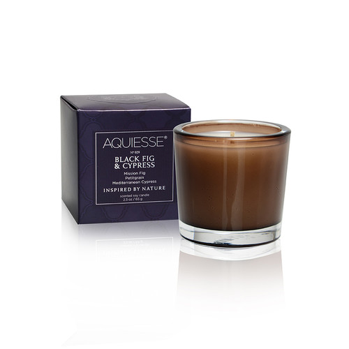 Black Fig & Cypress Soy Votive by Aquiesse