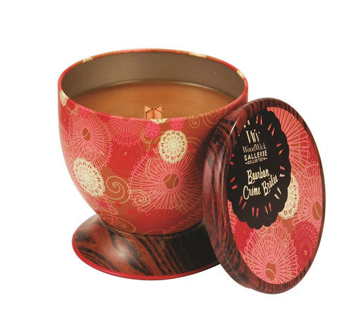 WoodWick Bourbon Creme Brulee  Gallerie Collection Candle