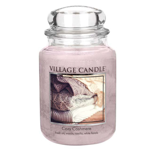 Cozy Cashmere 26 oz. Premium Round by Village Candles