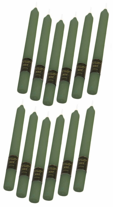 Dark Green 9" Timberline Arista Candle 12-Pack by Root