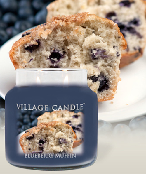 Blueberry Muffin 26 oz. Premium Round by Village Candles