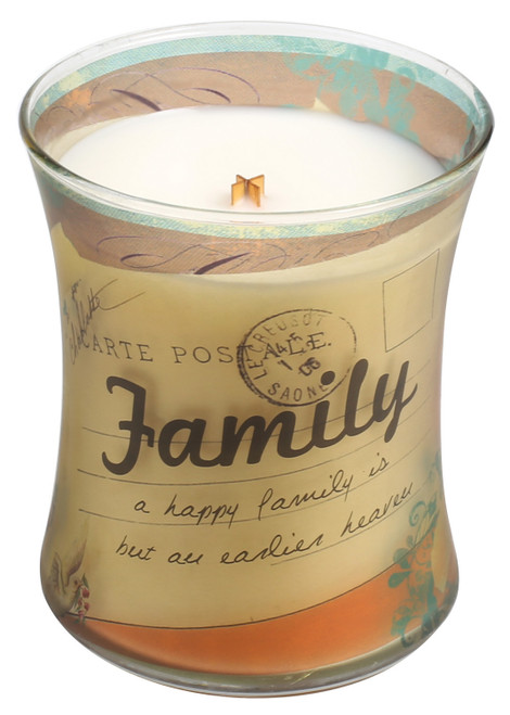 WoodWick Family Vanilla Bean Inspirational Collection Hourglass