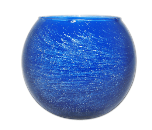5" Cobalt Galaxy Polished Globe Candle