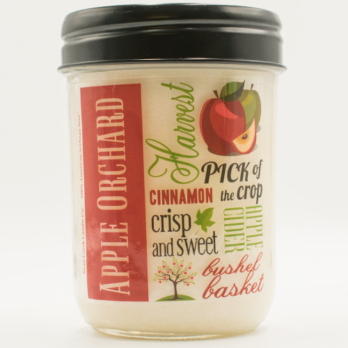 Honey Soaked Apple 12 oz. Swan Creek Candle Harvest Jar (Label: Apple Orchard)