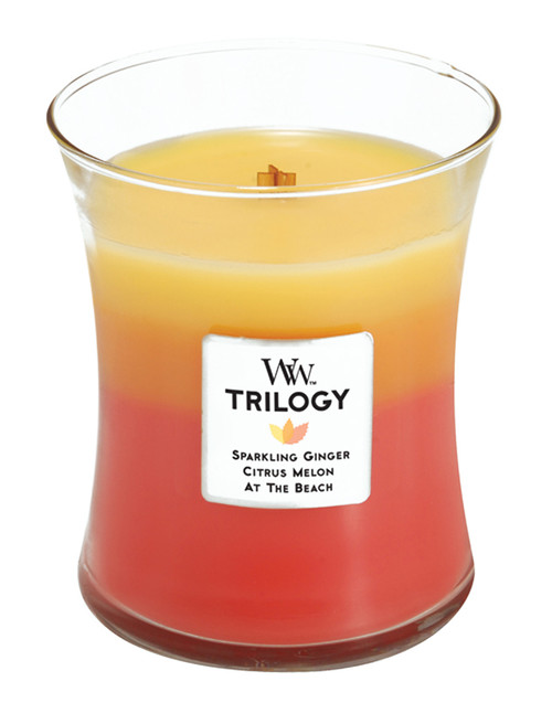 WoodWick Island Sunrise  Trilogy Candle 10ozCandle