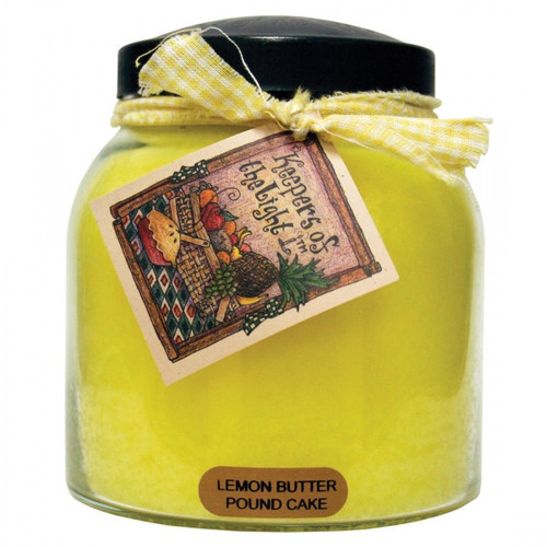 Lemon Butter Pound Cake 34 oz. Papa Jar Keepers of the Light Candle by A Cheerful Giver