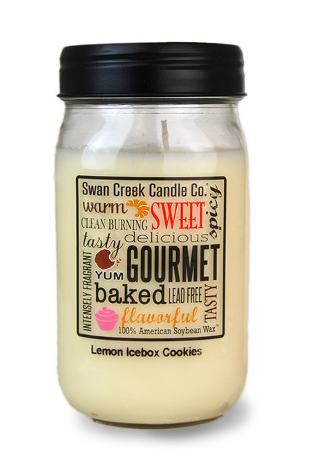 Lemon Icebox Cookies 24 oz. Swan Creek Kitchen Pantry Jar Candle