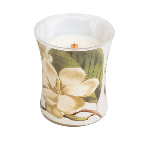 WoodWick Magnolia Decal Hourglass