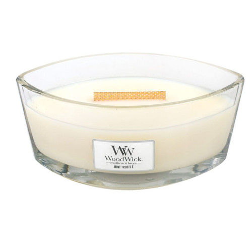 WoodWick Mint Truffle 16 oz. HearthWick Flame