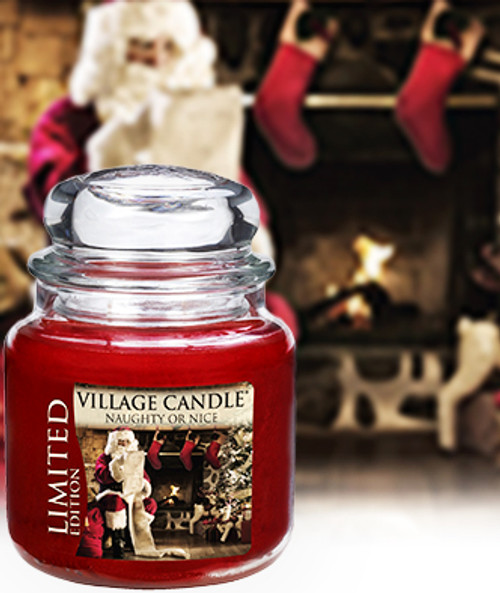Naughty or Nice 16 oz. Premium Round by Village Candles