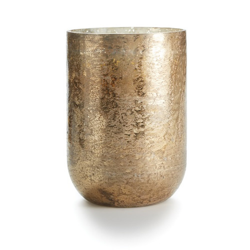 Gilded Amberleaf Oversized Sanded Mercury Vase Illume Candle