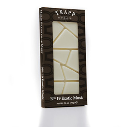 No. 19 Exotic Musk 2.6 oz. Home Fragrance Melts by Trapp Candles