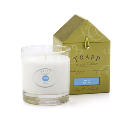 No. 20 Water 7 oz. Large Poured Trapp Candle