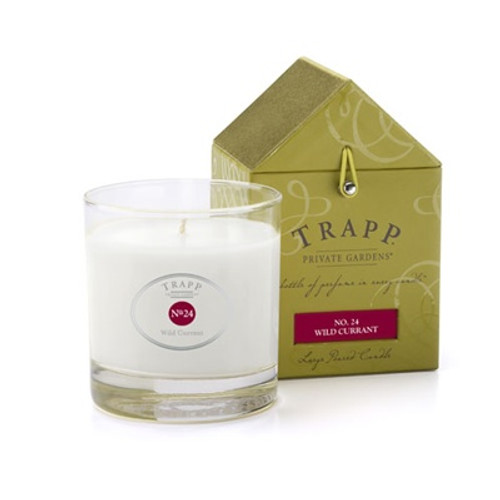 No. 24 Wild Currant 7 oz. Large Poured Trapp Candle