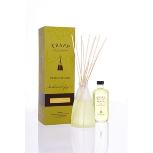 No. 8 Fresh Cut Tuberose 8 oz. Reed Diffuser Kit by Trapp Candles