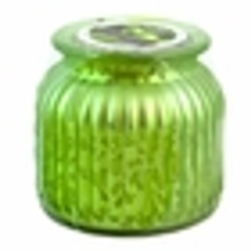 Olive Verbena Gilded Glass Medium Jar Swan Creek Candle