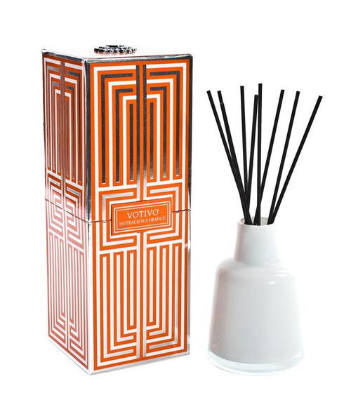 Outrageous Orange Soziety Reed Diffuser Votivo Candle
