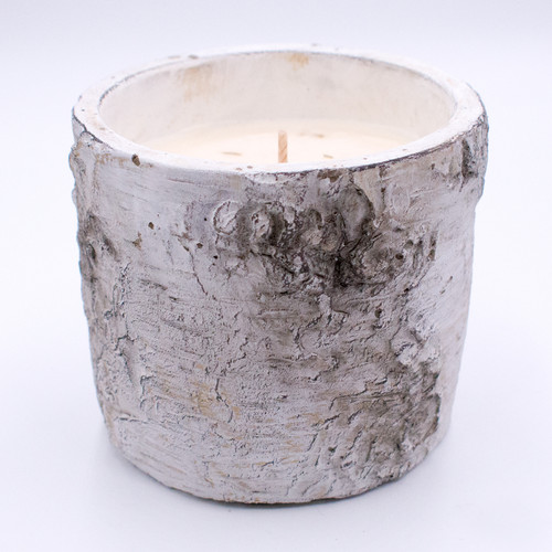 Peppermint Twist White Woods Round Pot Swan Creek Candle