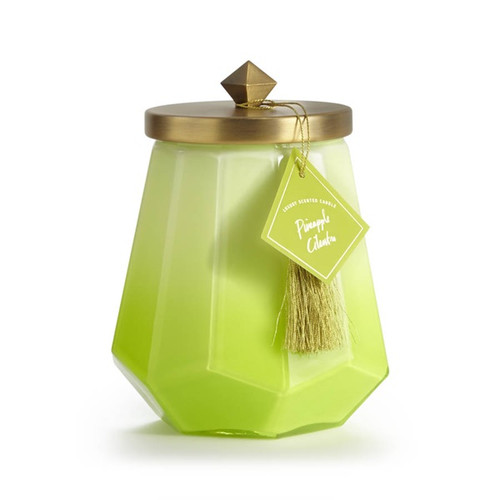 Pineapple Cilantro Laurel Glass Illume Candle