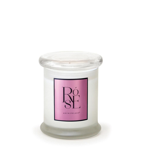 Rose 8.6 oz. Frosted Jar Candle by Archipelago