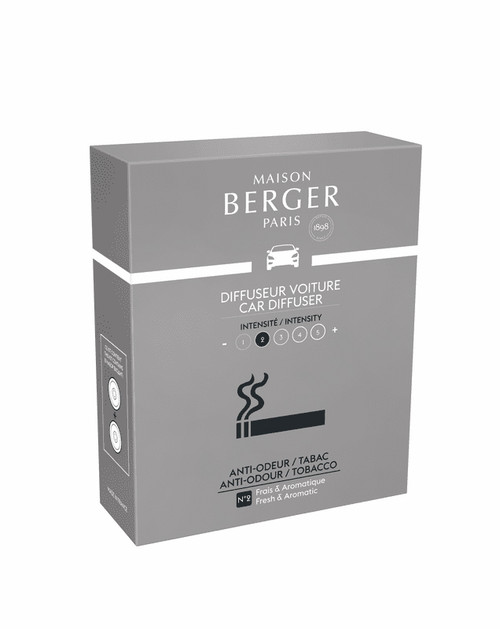 Anti-Tobacco Odour No. 1 - Woody Car Diffuser Ceramic Refill - Maison Berger by Lampe Berger