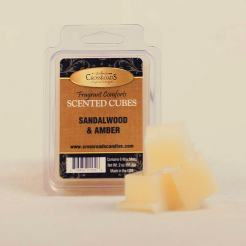 Sandalwood & Amber 2 oz. Crossroads Scented Cubes