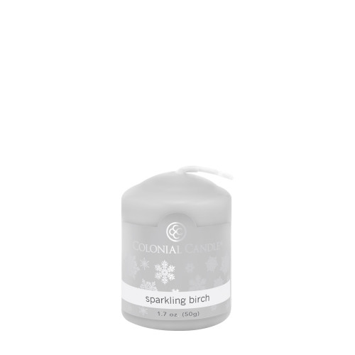 Sparkling Birch 1.7 oz. Votive Colonial Candle