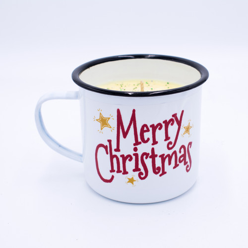 Spiced Orange & Cinnamon Festive Holiday Swan Creek Medium Mug Candle