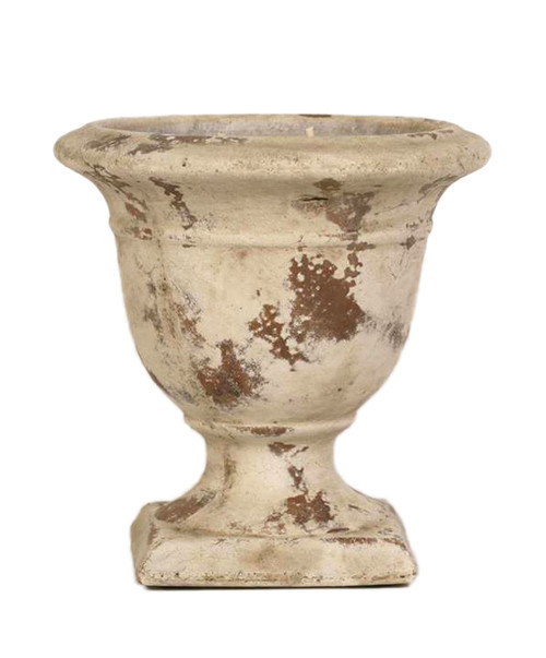 Terrace Distressed Terra Cotta Large Tuscan Urn Nouvelle Candle
